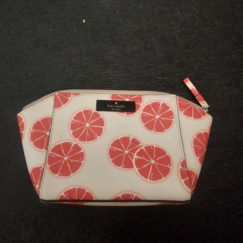 Kate Spade Pink Citrus Cosmetic Bag